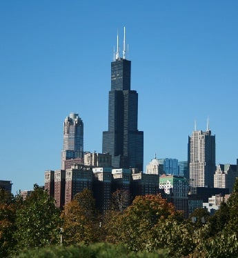 The Sears Tower in Chicago Illinois